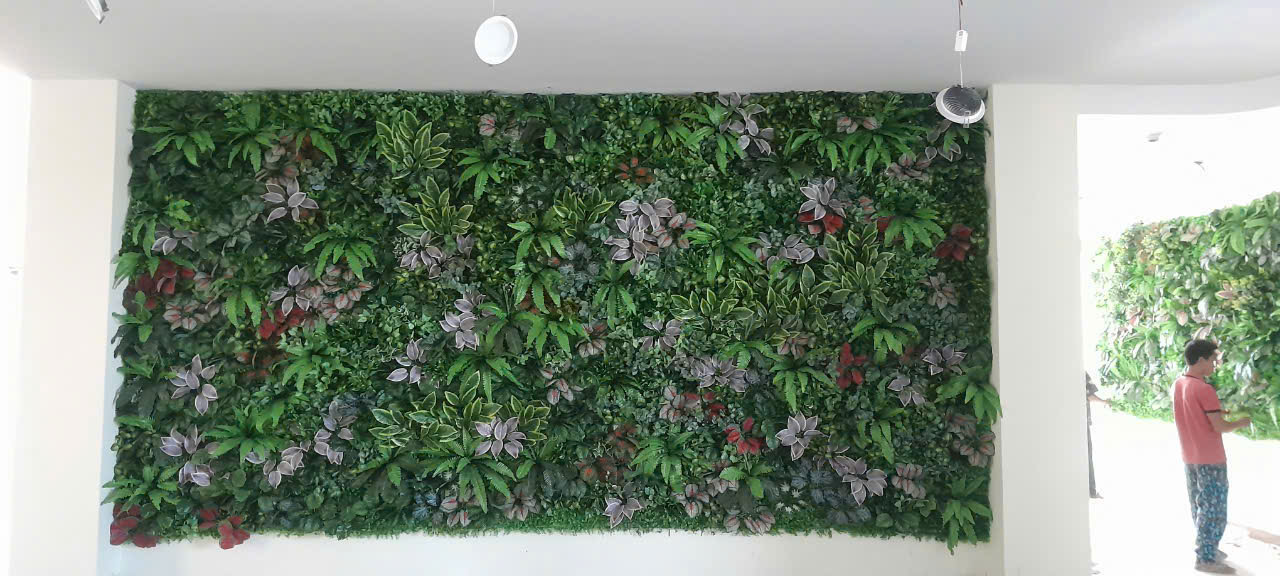 Thi công cỏ trang trí cho anh Luân tại Nam Từ Liêm